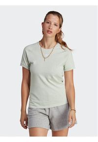 Adidas - adidas T-Shirt Essentials+ Made with Hemp T-Shirt HA7151 Zielony Slim Fit. Kolor: zielony. Materiał: bawełna #5