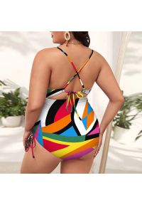 Intica - Kostium kąpielowy jednoczęściowy z wycięciem na lato Sadika. Kolor: wielokolorowy. Materiał: tkanina, materiał #3