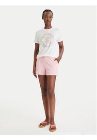 Guess Szorty sportowe E6GD01 KCRZ1 Różowy Regular Fit. Kolor: różowy. Materiał: bawełna #4