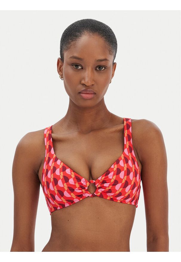 Seafolly Góra od bikini Sorrento 31467-277 Różowy. Kolor: różowy. Materiał: syntetyk