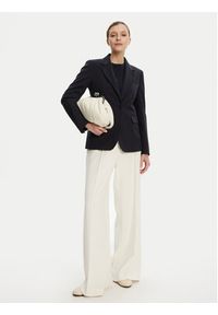 Weekend Max Mara Marynarka Lamine 2425046051 Granatowy Standard Fit. Kolor: niebieski. Materiał: wełna #5