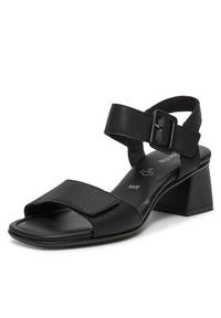 Remonte Sandały D1K51-00 Czarny. Kolor: czarny. Materiał: skóra #4