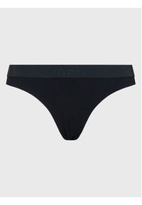 Calvin Klein Swimwear Dół od bikini KW0KW02032 Czarny. Kolor: czarny. Materiał: syntetyk #4