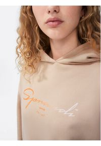 Sprandi Sukienka dzianinowa SP22-SUD011 Beżowy Relaxed Fit. Kolor: beżowy. Materiał: bawełna #11