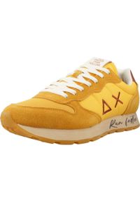 Buty SUN68 TOM VINTAGE Żółty. Kolor: żółty. Materiał: tkanina, skóra. Sport: turystyka piesza #1