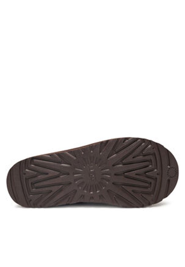 Ugg Kapcie W Tasman 5955 Brązowy. Kolor: brązowy. Materiał: skóra