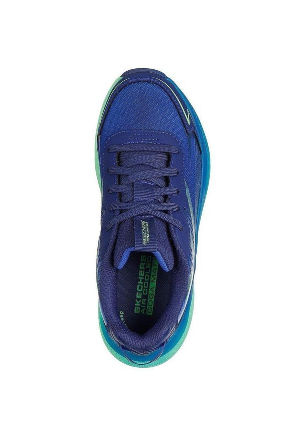 skechers - Adidasy Skechers Max Cushioning Ascender - Sta, Dzieci. Okazja: na uczelnię. Kolor: niebieski. Materiał: materiał. Model: Skechers Sport. Sport: joga i pilates
