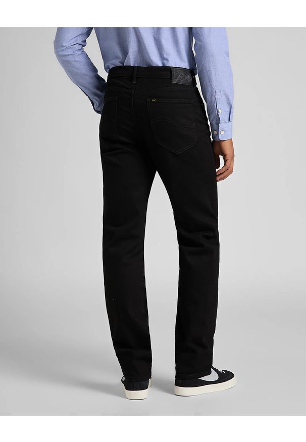 Lee - LEE WEST MĘSKIE SPODNIE JEANSOWE CLEAN BLACK L70WHFAE 112118744