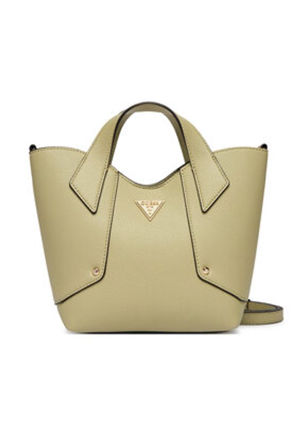 Guess Torebka Darcy Mini HWBG99 14750 Zielony. Kolor: zielony. Materiał: skórzane