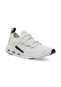 Sneakersy damskie białe On Running Cloudeasy. Okazja: na co dzień. Kolor: biały. Materiał: materiał, poliester, dzianina. Szerokość cholewki: normalna. Sport: bieganie