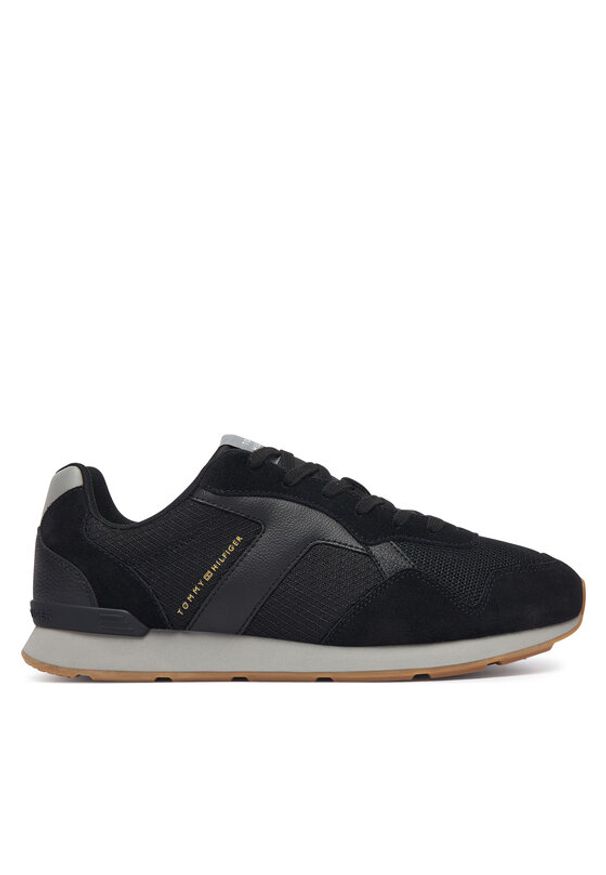 TOMMY HILFIGER - Tommy Hilfiger Sneakersy Core Mix Rummer FM0FM06001 Czarny. Kolor: czarny. Materiał: materiał