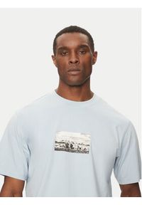 Jack & Jones - Jack&Jones T-Shirt Pacer Photo 12273775 Błękitny Relaxed Fit. Kolor: niebieski. Materiał: bawełna #4