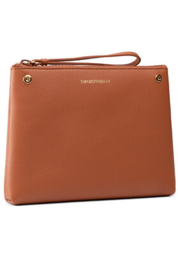 Emporio Armani Torebka Y3D165 YFO5B 85550 Brązowy. Kolor: brązowy. Materiał: skórzane