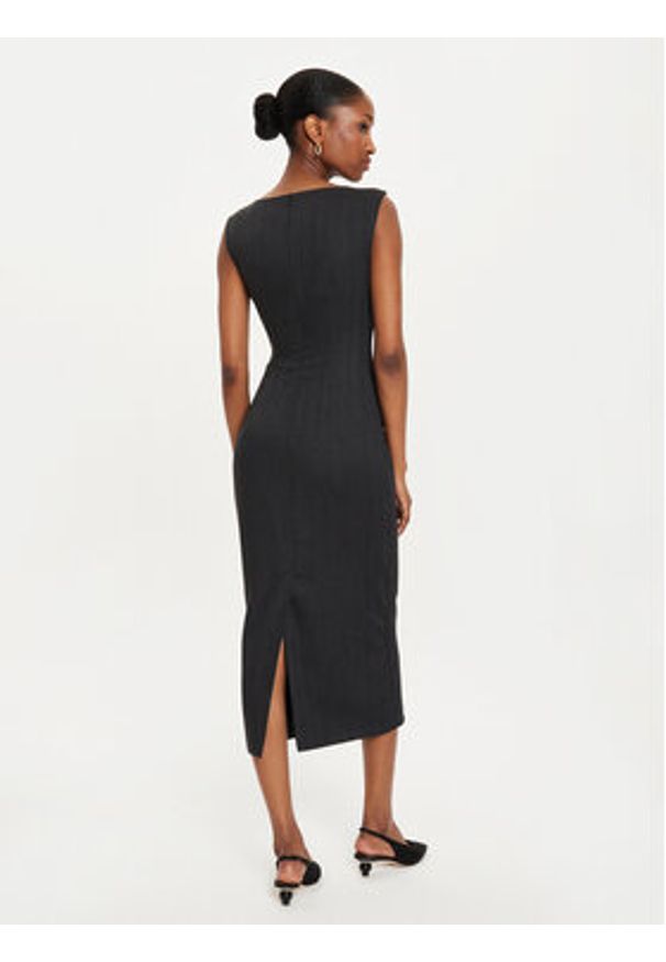 Marella Sukienka koktajlowa Bolivar 2423226061 Szary Slim Fit. Kolor: szary. Materiał: syntetyk. Styl: wizytowy