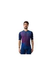 ALÉ CYCLING - Koszulka rowerowa męska Alé Cycling PR-E Onda. Kolor: niebieski, czerwony, wielokolorowy. Sport: kolarstwo