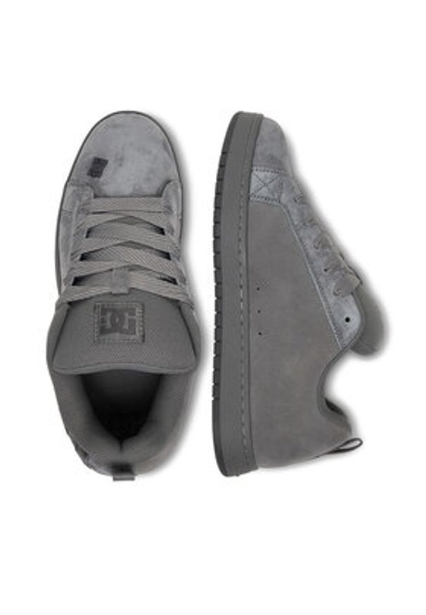 DC Shoes Sneakersy CEOWB-V5-10116M Szary. Kolor: szary. Materiał: zamsz, skóra