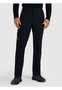 4f - 4F Spodnie trekkingowe męskie - czarne 3XL. Kolor: czarny