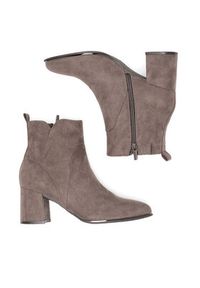 Jenny Fairy Botki WFA3133-1 Szary. Kolor: szary. Materiał: materiał #2