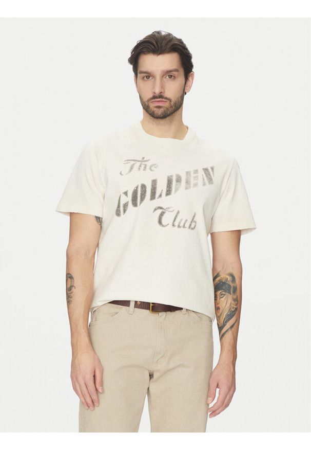 GOLDEN GOOSE - Golden Goose T-Shirt GMP01220.P001642 Écru Regular Fit. Materiał: bawełna