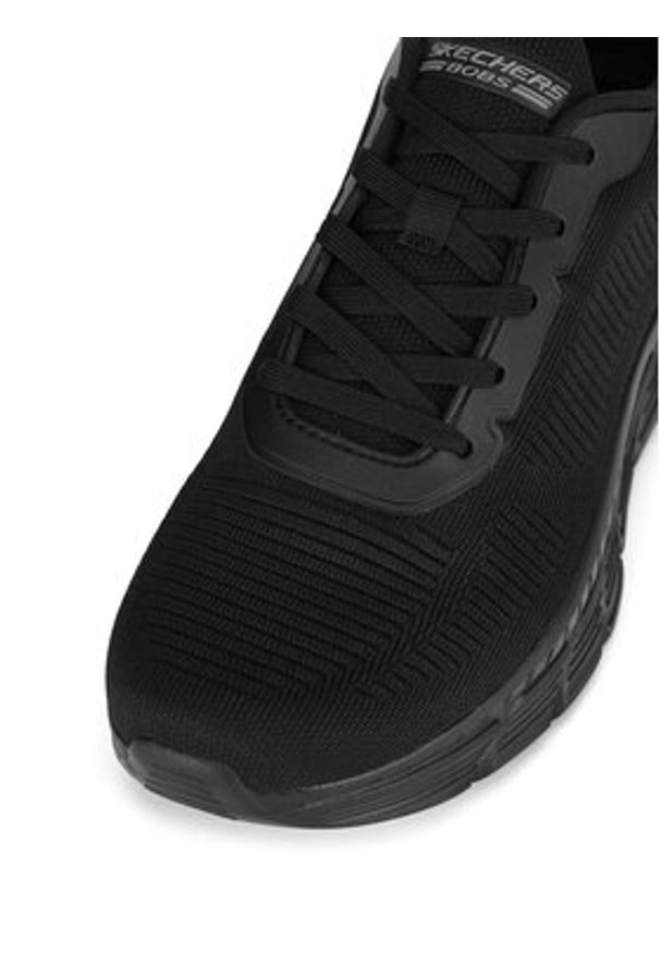 skechers - Skechers Sneakersy BOBS B FLEX HI 117385 BBK Czarny. Kolor: czarny. Materiał: materiał