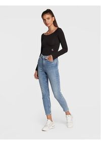 Calvin Klein Jeans Bluzka J20J219995 Czarny Slim Fit. Kolor: czarny. Materiał: bawełna #3