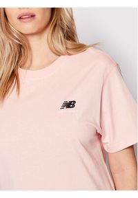 New Balance T-Shirt Unisex UT21503 Różowy Relaxed Fit. Kolor: różowy. Materiał: bawełna #6