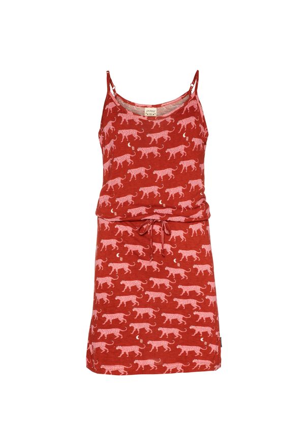 Sukienka dziecięca Protest Pixie JR dress. Kolor: czerwony. Sport: turystyka piesza