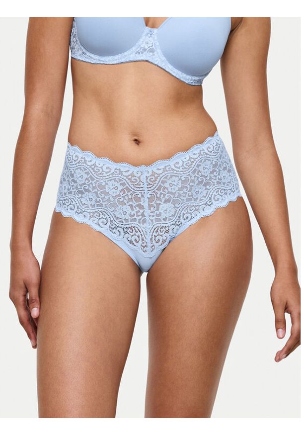 Triumph Figi klasyczne z wysokim stanem Amourette 10210675 Błękitny. Stan: podwyższony. Kolor: niebieski. Materiał: syntetyk