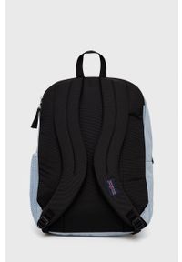 JanSport - Jansport plecak duży gładki. Kolor: niebieski. Wzór: gładki #2