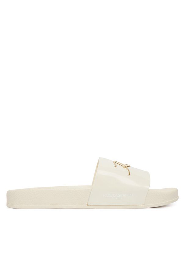 Karl Lagerfeld - Klapki KARL LAGERFELD. Kolor: biały