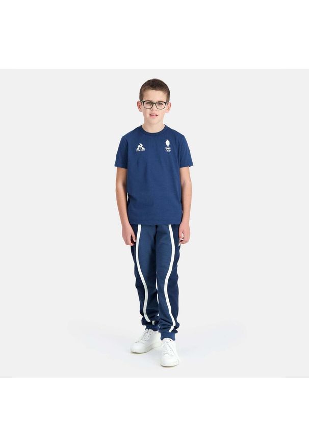 Spodnie dresowe dla dzieci Le Coq Sportif Efro 24 N° 1. Kolor: niebieski. Materiał: dresówka