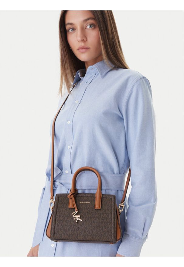 MICHAEL Michael Kors Torebka 32F5G9IC0B Brązowy. Kolor: brązowy. Materiał: skórzane