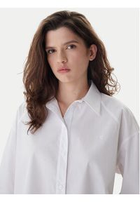 Calvin Klein Jeans Koszula LV047C141G Biały Boxy Fit. Kolor: biały. Materiał: bawełna #5