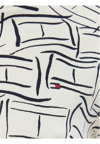 TOMMY HILFIGER - Tommy Hilfiger T-Shirt WW0WW49646 Biały Boxy Fit. Kolor: biały. Materiał: bawełna #3
