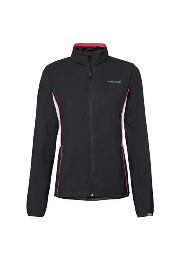 Bluza sportowa dziewczęca Head Club. Kolor: czarny. Styl: sportowy