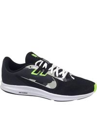 Buty do biegania męskie Nike Downshifter 9. Zapięcie: sznurówki. Kolor: czarny. Materiał: materiał, syntetyk, tkanina. Szerokość cholewki: normalna. Model: Nike Downshifter. Sport: bieganie