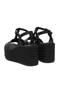 Badura Espadryle EO-AMARI-LT0228-26-805 Czarny. Kolor: czarny. Materiał: skóra #3