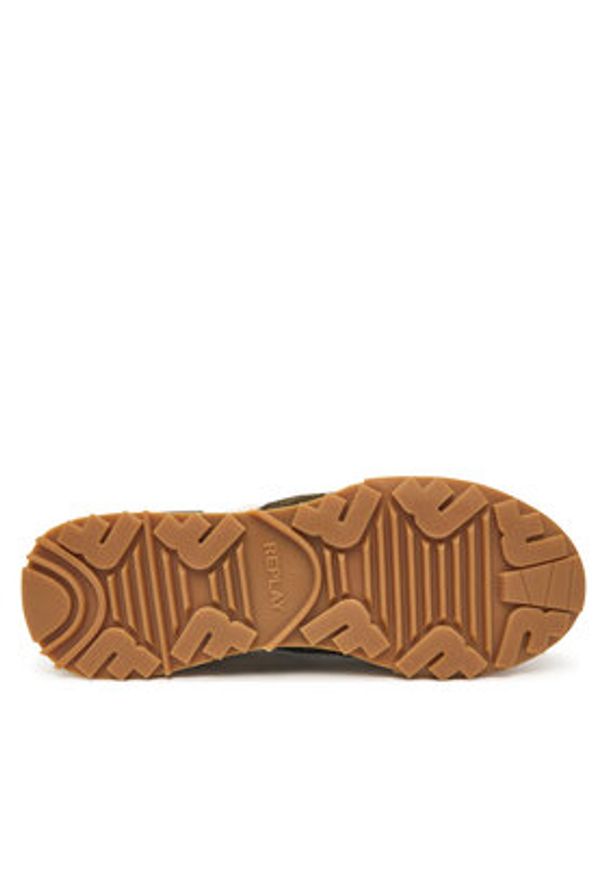 Replay - REPLAY Sneakersy GMS1P .000.C0074L Kolorowy. Materiał: skóra, zamsz. Wzór: kolorowy