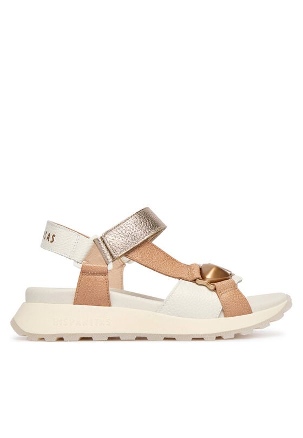 Hispanitas Sandały CHV264807 C001 Beżowy. Kolor: beżowy. Materiał: skóra