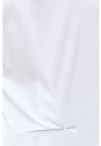 Miss Sixty t-shirt bawełniany kolor biały. Kolor: biały. Materiał: bawełna. Długość rękawa: krótki rękaw. Długość: krótkie #4
