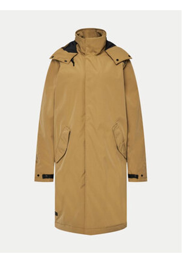 Halti Parka Flemari 065-0421 Beżowy Regular Fit. Kolor: beżowy. Materiał: syntetyk
