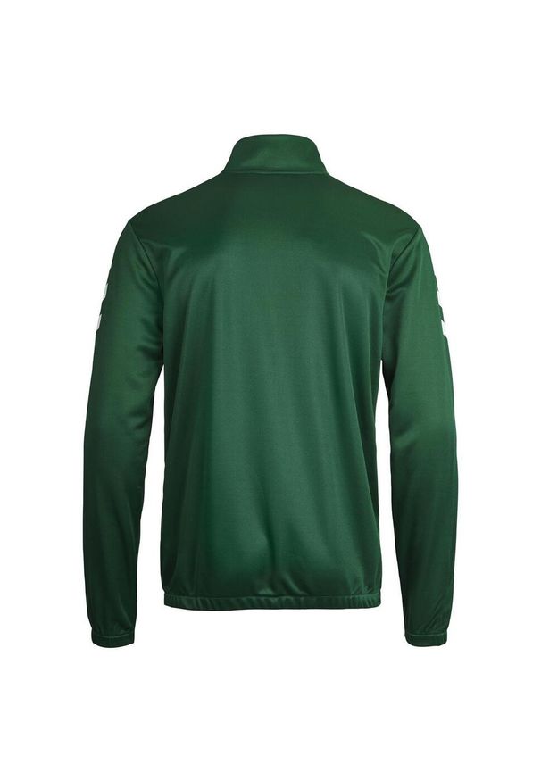 Bluza piłkarska dla dzieci Hummel Core Kids 1/2 Zip Sweat. Kolor: biały, wielokolorowy, zielony. Sport: piłka nożna