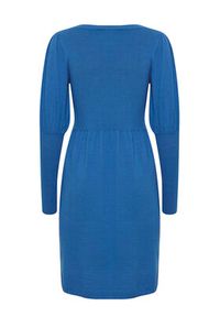Fransa Sukienka codzienna 20611826 Niebieski Regular Fit. Okazja: na co dzień. Kolor: niebieski. Materiał: wiskoza. Typ sukienki: proste. Styl: casual #8