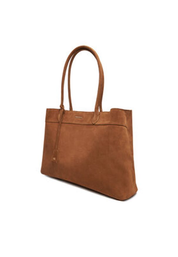 Gino Rossi Torebka EO-LOLA-LA513-114-1 Brązowy. Kolor: brązowy. Materiał: skórzane, zamszowe