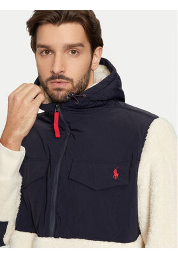 Polo Ralph Lauren Polar 710880442007 Écru Regular Fit. Typ kołnierza: polo. Materiał: syntetyk