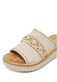 Rieker Klapki CEO-69278-60 Beżowy. Kolor: beżowy. Materiał: materiał #3