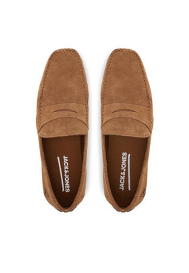 Jack & Jones - Jack&Jones Mokasyny Jfwjensen 12203636 Brązowy. Kolor: brązowy. Materiał: zamsz, skóra