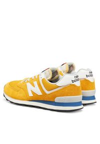 New Balance Sneakersy U574VPY Żółty. Kolor: żółty. Materiał: zamsz, skóra. Model: New Balance 574 #4
