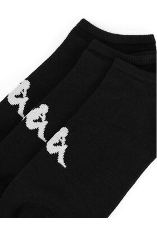 Kappa Skarpety niskie Z4441 AW24 (3-PACK) Czarny. Kolor: czarny. Materiał: bawełna