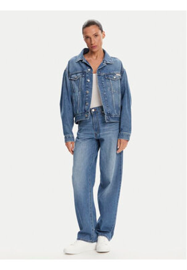 Levi's® Jeansy Dad A3494-0057 Niebieski Baggy Fit. Kolor: niebieski